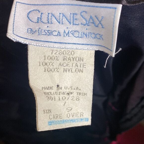 Vintage Jessica McClintock For Gunne Sax Size 9 Prom Homecoming Dress - Picture 11 of 12